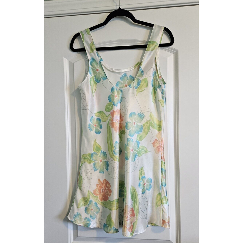 Natori Classics Womens Size S Nightgown Lingerie Floral Tropical Pajamas